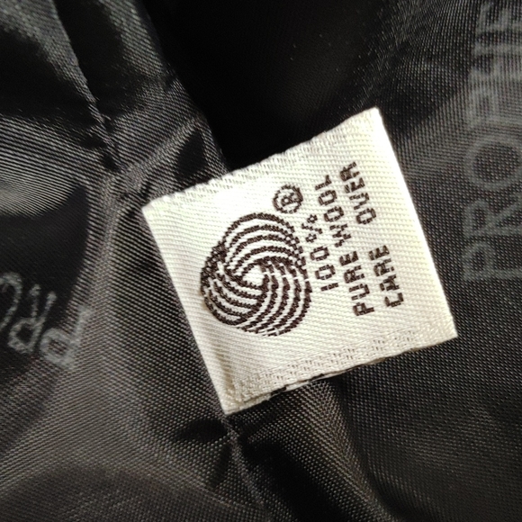 Vtg Prophecy Black Crepe Wool Jacket - Picture 7 of 14